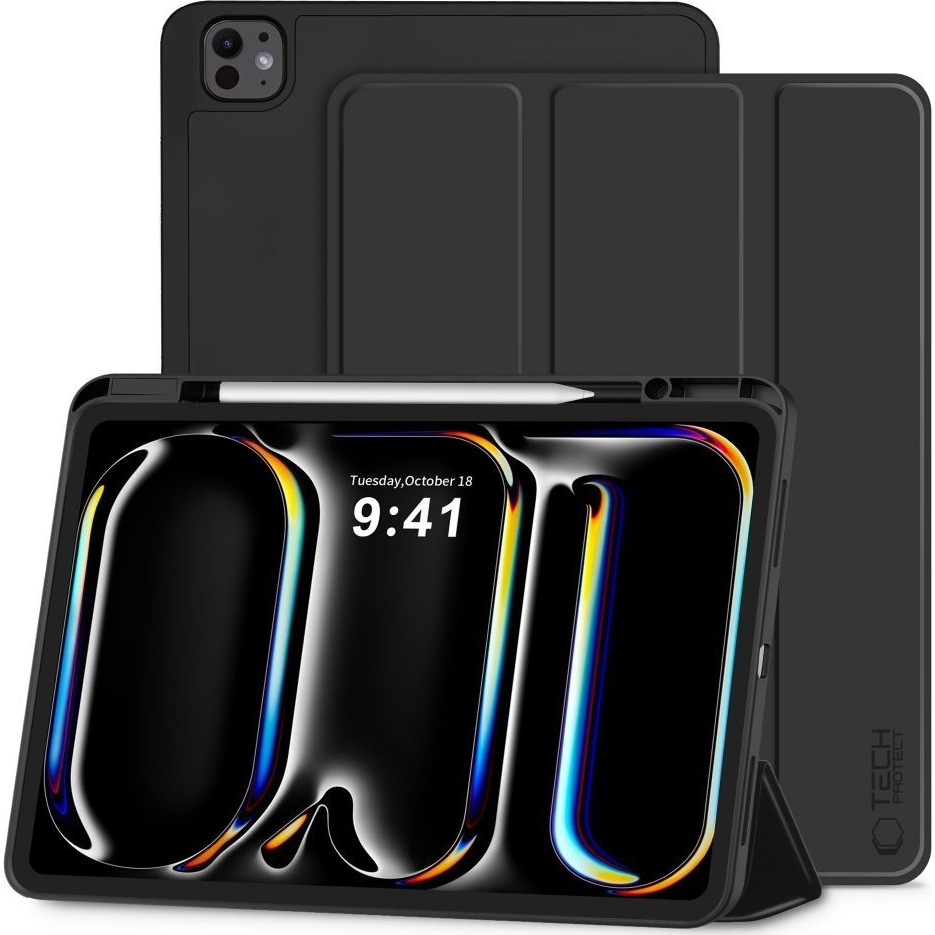 Etui Tech-Protect SC Pen do Apple iPad Pro 13 5/6 2025/2024, czarne